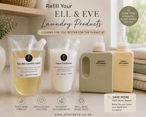 2 x 1.2 Litre Laundry Refill Bottles